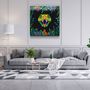 Autres décorations murales - Animal Republic-SnakeDesigners Collection Décoration murale en verre 80CMX80CM - ARTDESIGNA