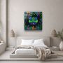 Autres décorations murales - Animal Republic Collection de créateurs de grenouilles en verre 80CMX80CM - ARTDESIGNA