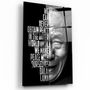 Autres décorations murales - Art mural en verre de la collection du designer Dalaï Lama 110CMx70CM - ARTDESIGNA