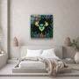Other wall decoration - Animal Republic-DeerDesigners Collection Glass Wall Art 80CMX80CM - ARTDESIGNA