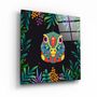 Autres décorations murales - Animal Republic Iguana Designer's Collection Décoration murale en verre 80CMX80CM - ARTDESIGNA