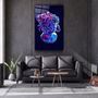 Autres décorations murales - Art mural en verre de la collection Medusa Designer 110CMx70CM - ARTDESIGNA