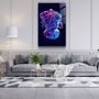 Autres décorations murales - Art mural en verre de la collection Medusa Designer 110CMx70CM - ARTDESIGNA
