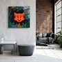 Other wall decoration - Animal Republic-FoxDesigners Collection Glass Wall Art 80CMX80CM - ARTDESIGNA