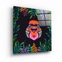 Autres décorations murales - Art mural en verre de la collection Orangutan Designer d'Animal Republic 80CMX80CM - ARTDESIGNA