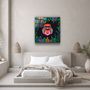 Autres décorations murales - Art mural en verre de la collection Orangutan Designer d'Animal Republic 80CMX80CM - ARTDESIGNA