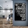 Autres décorations murales - Ce n'est pas fini, collection de designers, art mural en verre 110CMx70CM - ARTDESIGNA