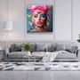 Autres décorations murales - Art mural en verre de la collection de designers élégants 80CMX80CM - ARTDESIGNA