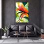 Autres décorations murales - Art mural en verre de la collection Flowers of Secret Garden Designers 110CMx70CM - ARTDESIGNA