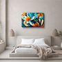Autres décorations murales - Art mural en verre de la collection Flowers of Secret Garden Designers 110CMx70CM - ARTDESIGNA