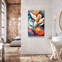 Other wall decoration - Flowers of Secret Garden 2Designers Collection Glass Wall Art  110CMx70CM - ARTDESIGNA