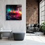 Other wall decoration - Paint Drops V1 Designers Collection Glass Wall Art 80CMX80CM - ARTDESIGNA