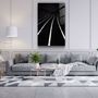 Other wall decoration - Road at NightDesigners Collection Glass Wall Art 110CMx70CM - ARTDESIGNA