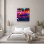 Autres décorations murales - Paint Drops V2 Designers Collection Décoration murale en verre 80CMX80CM - ARTDESIGNA