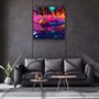 Autres décorations murales - Paint Drops V2 Designers Collection Décoration murale en verre 80CMX80CM - ARTDESIGNA