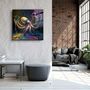 Autres décorations murales - Peintre Octo Designers Collection Décoration murale en verre 80CMX80CM - ARTDESIGNA