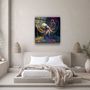 Autres décorations murales - Peintre Octo Designers Collection Décoration murale en verre 80CMX80CM - ARTDESIGNA