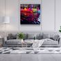 Autres décorations murales - Paint Drops V3 Designers Collection Décoration murale en verre 80CMX80CM - ARTDESIGNA
