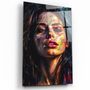 Other wall decoration - Beauty Oil Painting V1Designers Collection Glass Wall Art 110CMx70CM - ARTDESIGNA
