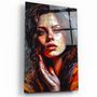 Other wall decoration - Beauty Oil Painting V2Designers Collection Glass Wall Art 110CMx70CM - ARTDESIGNA
