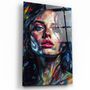 Other wall decoration - Beauty Oil Painting V3Designers Collection Glass Wall Art  110CMx70CM - ARTDESIGNA