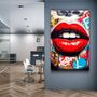 Other wall decoration - LippsDesigners Collection Glass Wall Art 110CMx70CM - ARTDESIGNA