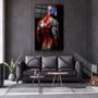 Autres décorations murales - Art mural en verre de la collection 4Designers de corps tatoué 110CMx70CM - ARTDESIGNA