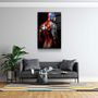 Autres décorations murales - Art mural en verre de la collection 4Designers de corps tatoué 110CMx70CM - ARTDESIGNA
