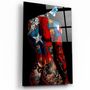 Other wall decoration - Tattooed Body 1Designers Collection Glass Wall Art 110CMx70CM - ARTDESIGNA