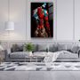 Other wall decoration - Tattooed Body 1Designers Collection Glass Wall Art 110CMx70CM - ARTDESIGNA