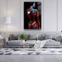Other wall decoration - Tattooed Body 2Designers Collection Glass Wall Art 110CMx70CM - ARTDESIGNA