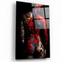 Autres décorations murales - Art mural en verre de la collection du designer Body 3 tatoué 110CMx70CM - ARTDESIGNA