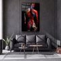 Autres décorations murales - Art mural en verre de la collection du designer Body 3 tatoué 110CMx70CM - ARTDESIGNA