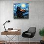 Other wall decoration - Van Gogh's Cat Designers Collection Glass Wall Art 80CMX80CM - ARTDESIGNA