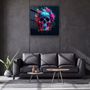Other wall decoration - Skull Designers Collection Glass Wall Art 110CMx70CM - ARTDESIGNA