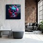 Other wall decoration - Skull Designers Collection Glass Wall Art 110CMx70CM - ARTDESIGNA