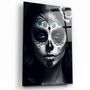Other wall decoration - Sugar Skull Make UpDesigners Collection Glass Wall Art 110CMx70CM - ARTDESIGNA