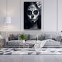 Other wall decoration - Sugar Skull Make UpDesigners Collection Glass Wall Art 110CMx70CM - ARTDESIGNA