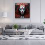 Autres décorations murales - Art mural en verre de la collection Red Queen Designers 80CMX80CM - ARTDESIGNA