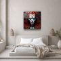 Autres décorations murales - Art mural en verre de la collection Red Queen Designers 80CMX80CM - ARTDESIGNA