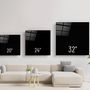 Autres décorations murales - Art mural en verre de la collection Face off Designers 80CMX80CM - ARTDESIGNA