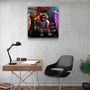 Autres décorations murales - Qui est le boss? Art mural en verre de la collection Designers 80CMX80CM - ARTDESIGNA