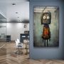 Autres décorations murales - Toujours désireux de rêver | Art mural en verre de la collection Designers 110CMx70CM - ARTDESIGNA