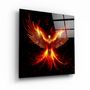 Other wall decoration - Phoenix - Guard of the Secret World Designers Collection Glass Wall Art 100CMx100CM - ARTDESIGNA