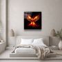 Other wall decoration - Phoenix - Guard of the Secret World Designers Collection Glass Wall Art 100CMx100CM - ARTDESIGNA