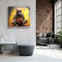 Autres décorations murales - Art mural en verre de la collection Lonely Lover Designers 100CMX100CM - ARTDESIGNA