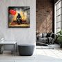 Other wall decoration - Waiting For a Long Time Designers Collection Glass Wall Art 110CMx70CM - ARTDESIGNA