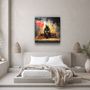 Other wall decoration - Waiting For a Long Time Designers Collection Glass Wall Art 110CMx70CM - ARTDESIGNA