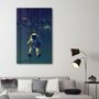 Autres décorations murales - Astronaute sur balançoire - Art mural en verre de la collection du designer 110CMx70CM - ARTDESIGNA
