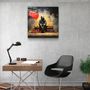 Other wall decoration - Waiting For a Long Time Designers Collection Glass Wall Art 110CMx70CM - ARTDESIGNA